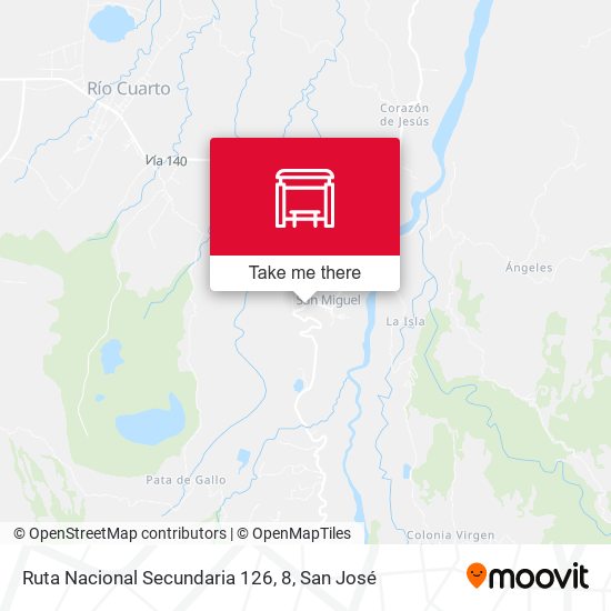Mapa de Ruta Nacional Secundaria 126, 8