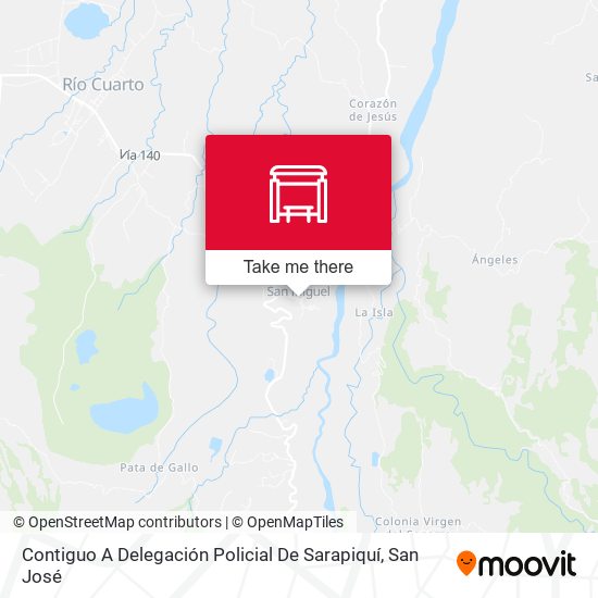 Contiguo A Delegación Policial De Sarapiquí map