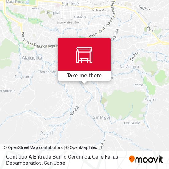 Contiguo A Entrada Barrio Cerámica, Calle Fallas Desamparados map