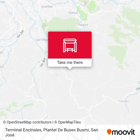 Terminal Encinales, Plantel De Buses Busmi map