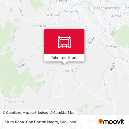 Mapa de Muro Rosa- Con Porton Negro