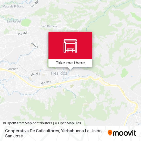 Cooperativa De Caficultores, Yerbabuena La Unión map