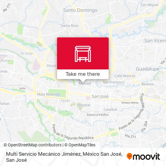 Multi Servicio Mecánico Jiménez, México San José map