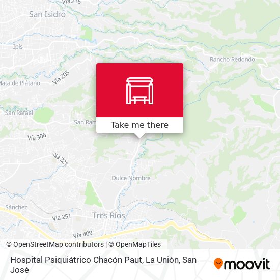 Hospital Psiquiátrico Chacón Paut, La Unión map