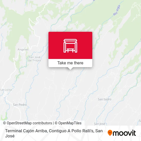 Terminal Cajón Arriba, Contiguo A Pollo Ralli's map