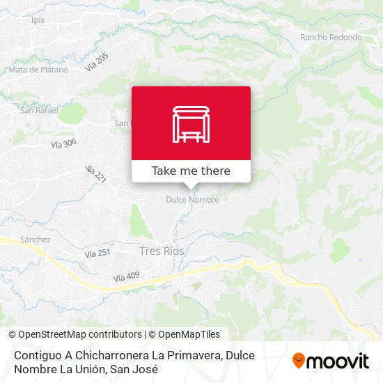 Contiguo A Chicharronera La Primavera, Dulce Nombre La Unión map