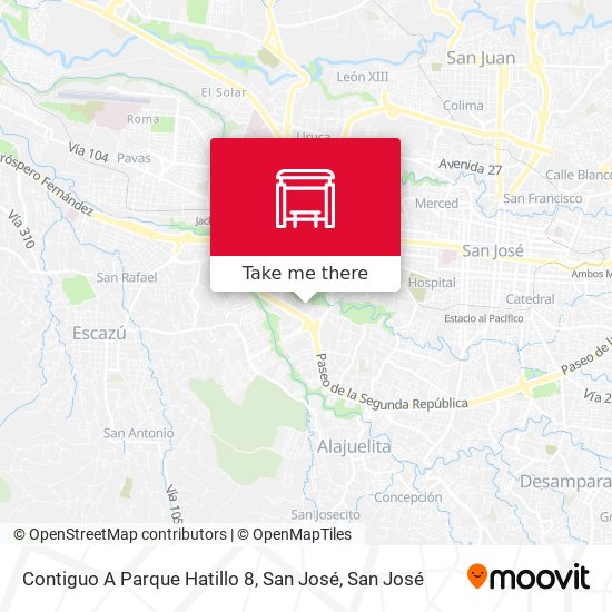 Contiguo A Parque Hatillo 8, San José map