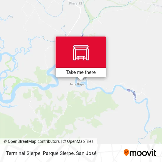 Terminal Sierpe, Parque Sierpe map