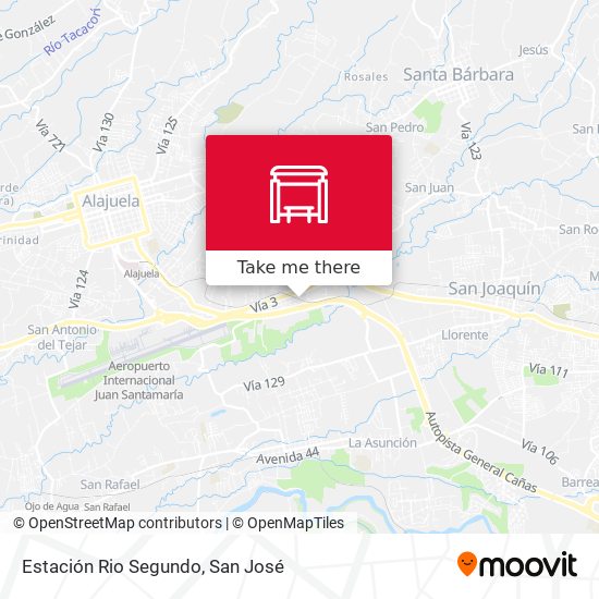 Mapa de Estación Rio Segundo