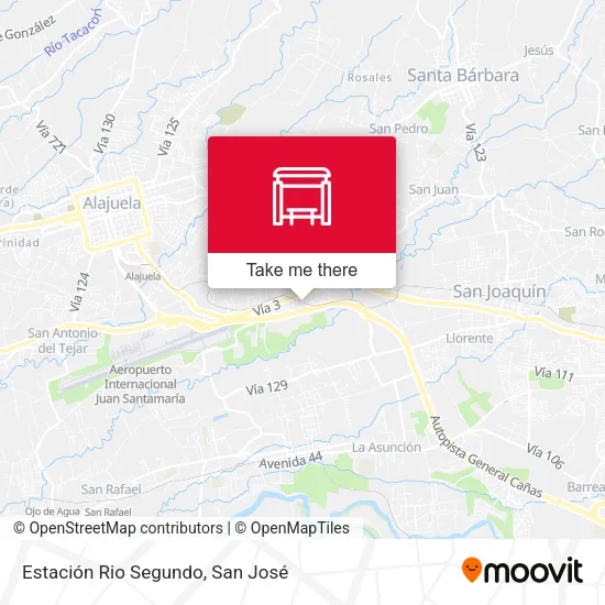 Estación Rio Segundo map