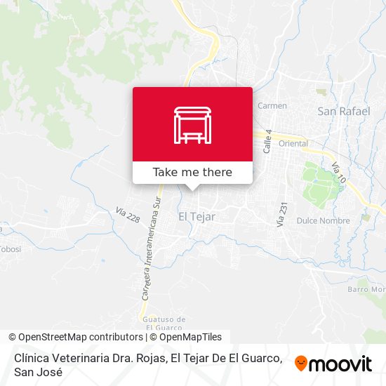 Clínica Veterinaria Dra. Rojas, El Tejar De El Guarco map