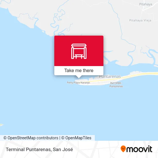 Mapa de Terminal Puntarenas