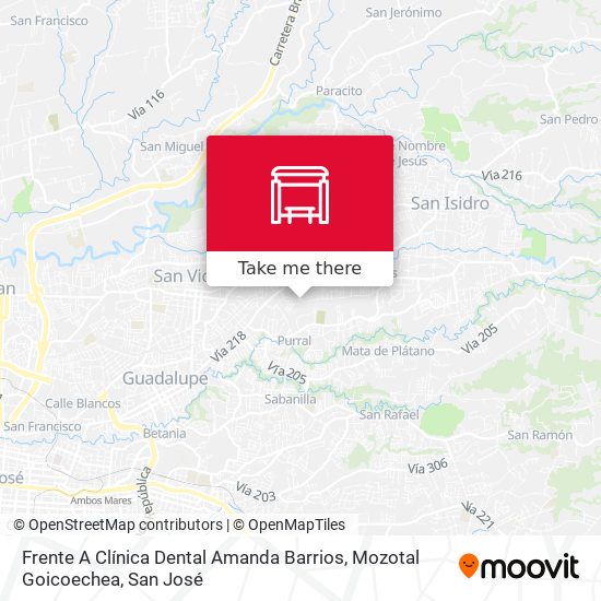 Frente A Clínica Dental Amanda Barrios, Mozotal Goicoechea map