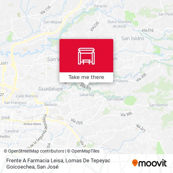 Frente A Farmacia Leisa, Lomas De Tepeyac Goicoechea map