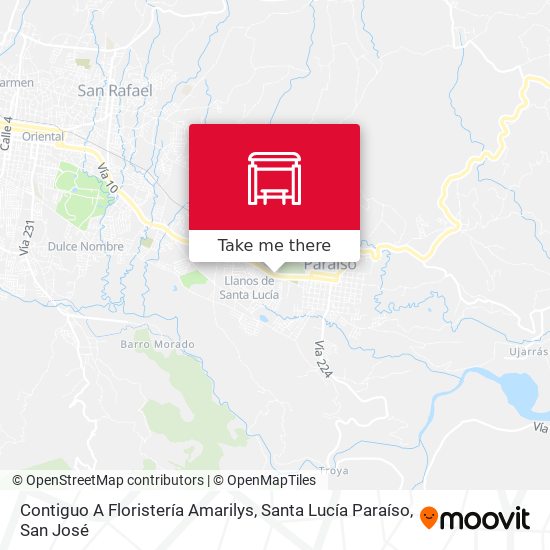 Contiguo A Floristería Amarilys, Santa Lucía Paraíso map