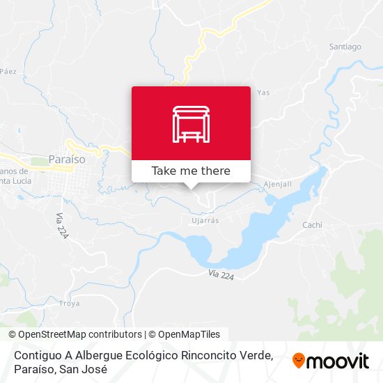 Contiguo A Albergue Ecológico Rinconcito Verde, Paraíso map
