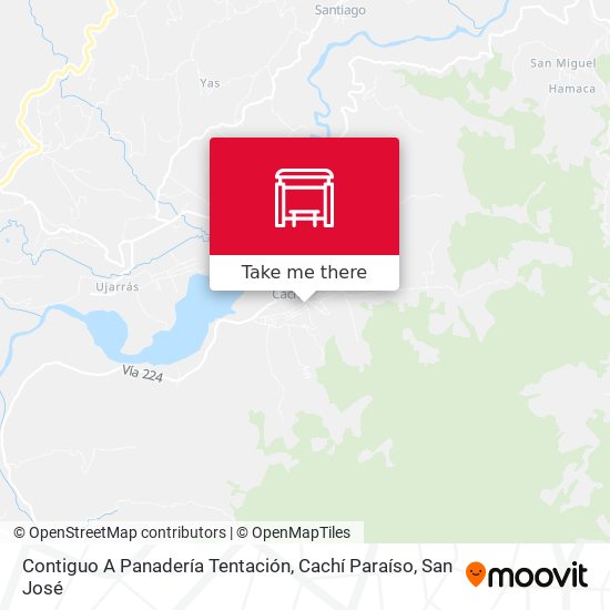 Contiguo A Panadería Tentación, Cachí Paraíso map
