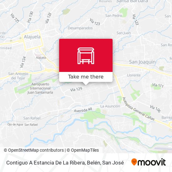 Contiguo A Estancia De La Ribera, Belén map