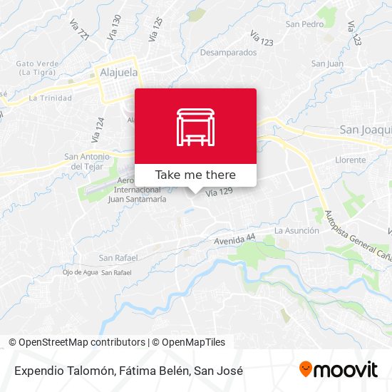 Expendio Talomón, Fátima Belén map