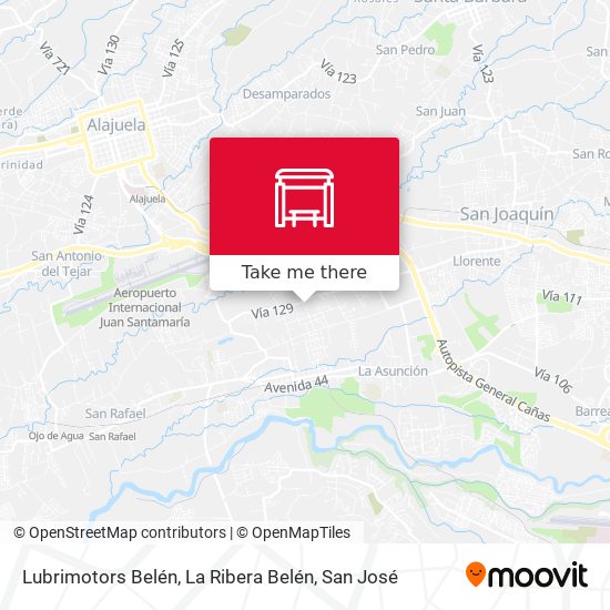Lubrimotors Belén, La Ribera Belén map