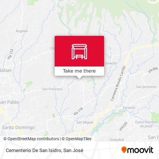 Cementerio De San Isidro map