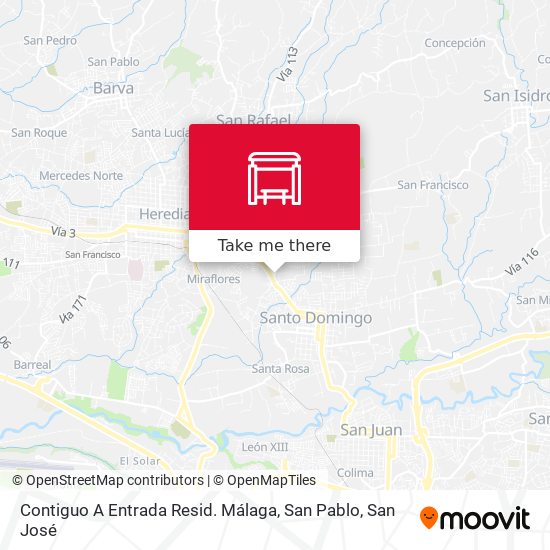 Contiguo A Entrada Resid. Málaga, San Pablo map