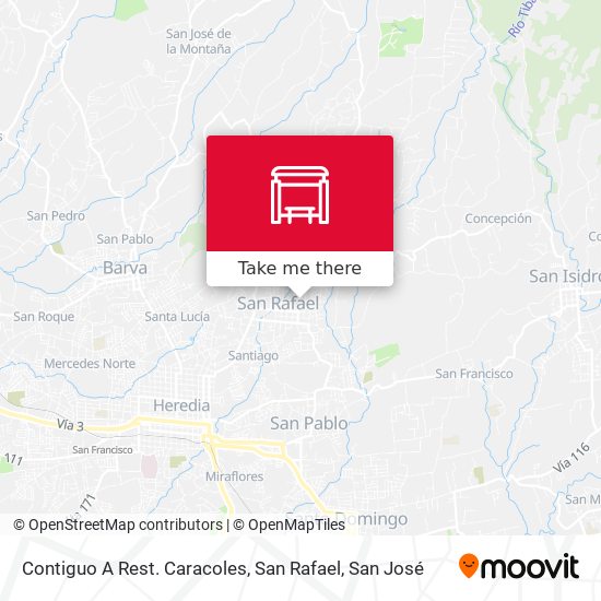 Contiguo A Rest. Caracoles, San Rafael map