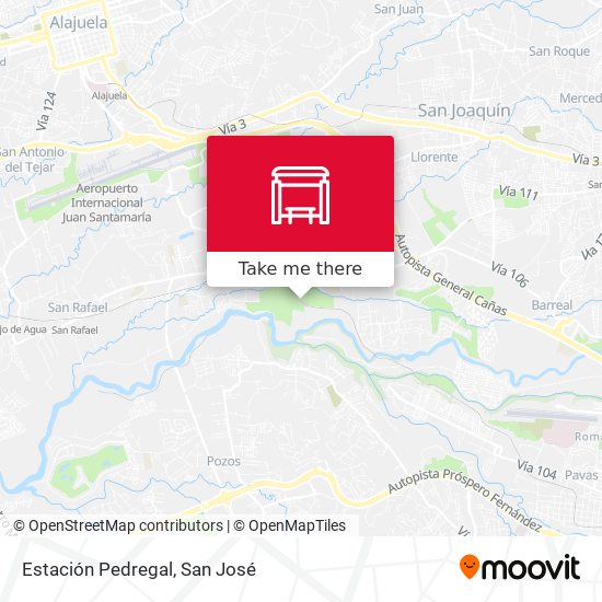 Mapa de Estación Pedregal