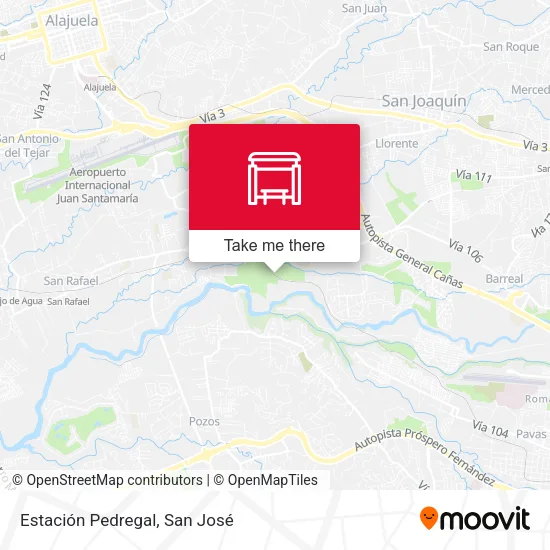 Mapa de Estación Pedregal