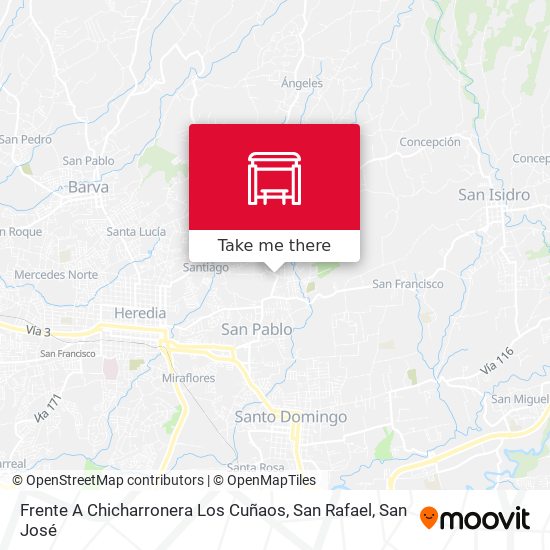 Frente A Chicharronera Los Cuñaos, San Rafael map
