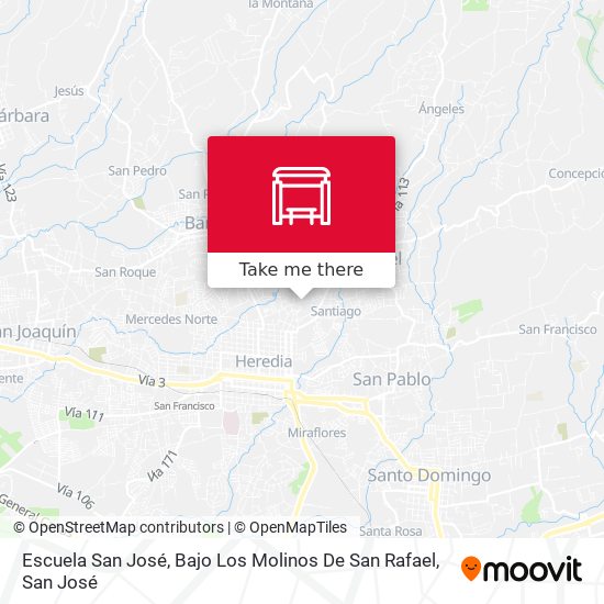 Escuela San José, Bajo Los Molinos De San Rafael map