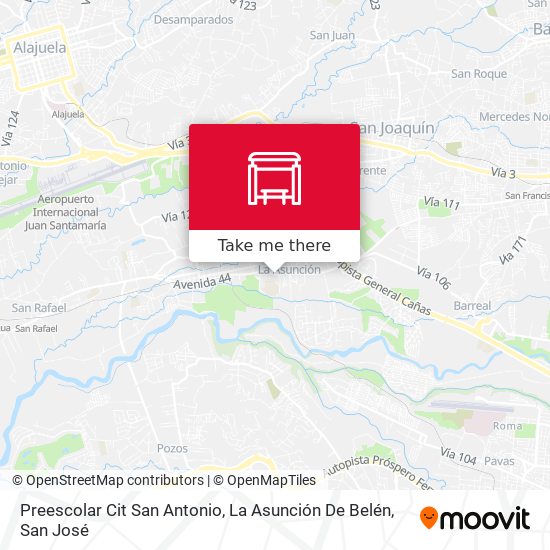 Preescolar Cit San Antonio, La Asunción De Belén map
