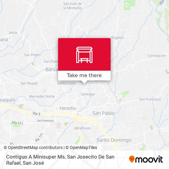 Contiguo A Minisuper Ms, San Josecito De San Rafael map