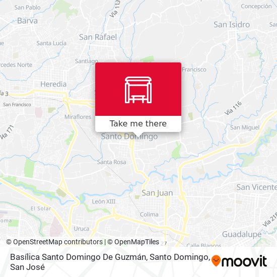 Basílica Santo Domingo De Guzmán, Santo Domingo map