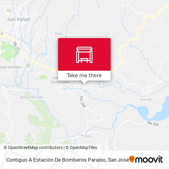 Contiguo A Estación De Bomberos Paraiso map