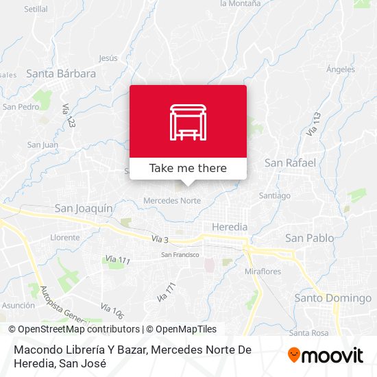 Macondo Librería Y Bazar, Mercedes Norte De Heredia map