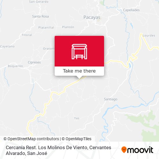 Cercanía Rest. Los Molinos De Viento, Cervantes Alvarado map