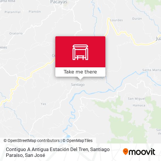 Mapa de Contiguo A Antigua Estación Del Tren, Santiago Paraíso