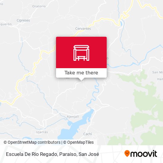 Mapa de Escuela De Río Regado, Paraíso