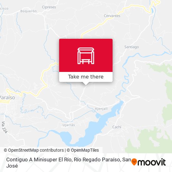 Contiguo A Minisuper El Río, Río Regado Paraíso map