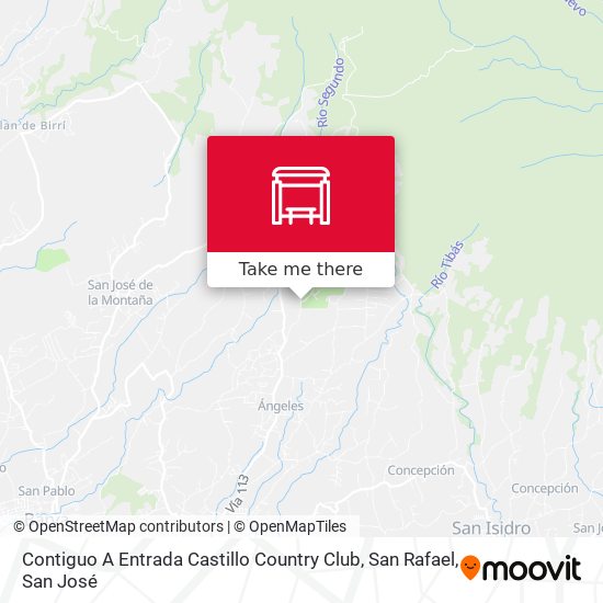 Contiguo A Entrada Castillo Country Club, San Rafael map