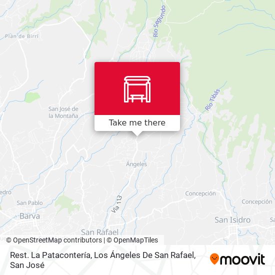Rest. La Patacontería, Los Ángeles De San Rafael map