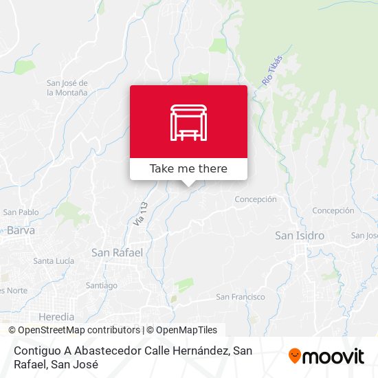 Contiguo A Abastecedor Calle Hernández, San Rafael map