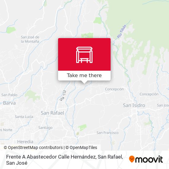 Frente A Abastecedor Calle Hernández, San Rafael map