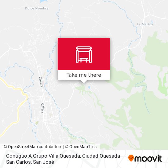 Contiguo A Grupo Villa Quesada, Ciudad Quesada San Carlos map