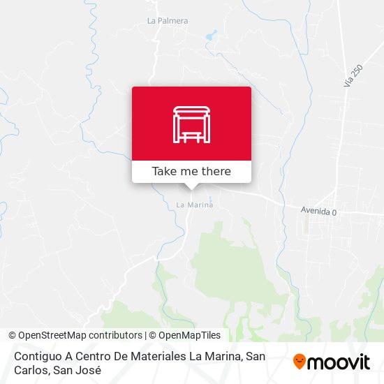 Contiguo A Centro De Materiales La Marina, San Carlos map
