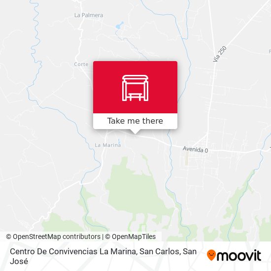 Mapa de Centro De Convivencias La Marina, San Carlos