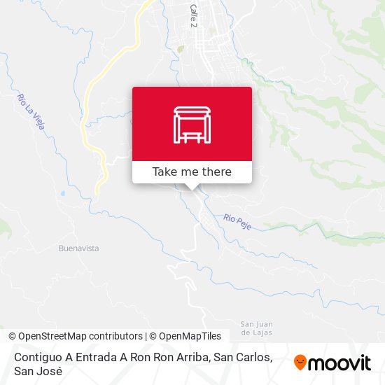 Contiguo A Entrada A Ron Ron Arriba, San Carlos map