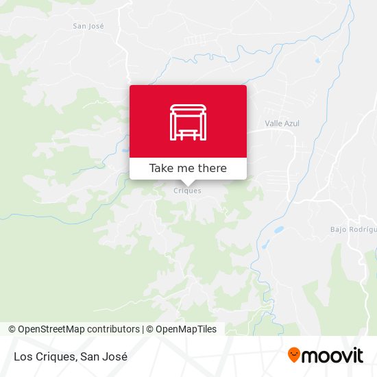 Mapa de Los Criques