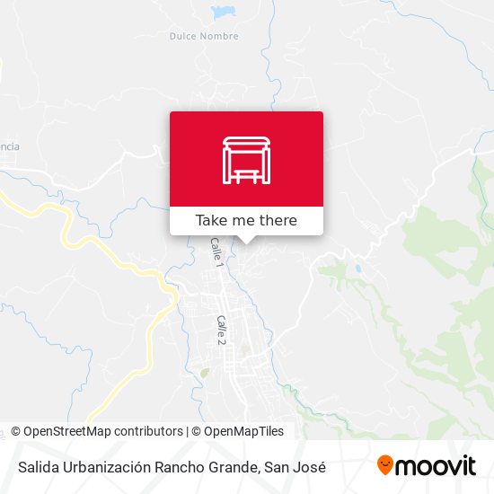 Salida Urbanización Rancho Grande map